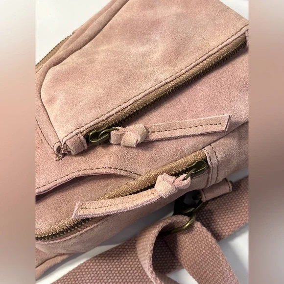 Free people Hudson sling bag dusty mauve pink new without tags never used - Picture 15 of 15